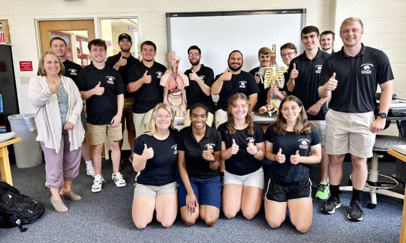 Faculty-led fundraising campaign  results in essential medical equipment for Lock Haven Athletic Training students